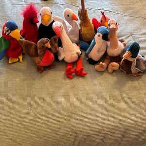Ty Beanie Baby Plush Bird Collection - Multicolor